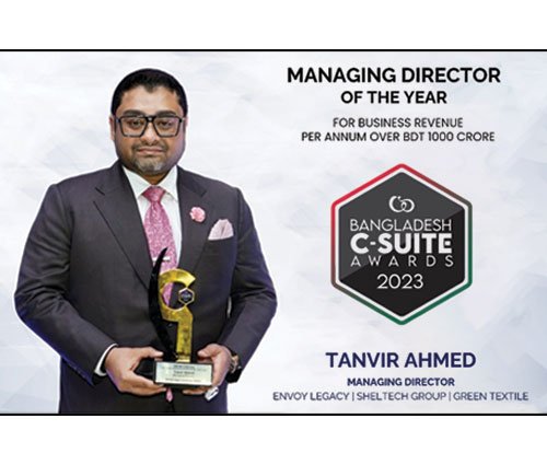 Tanvir Ahmed Honored as "MD of the Year" at Bangladesh C-Suite Awards 2023